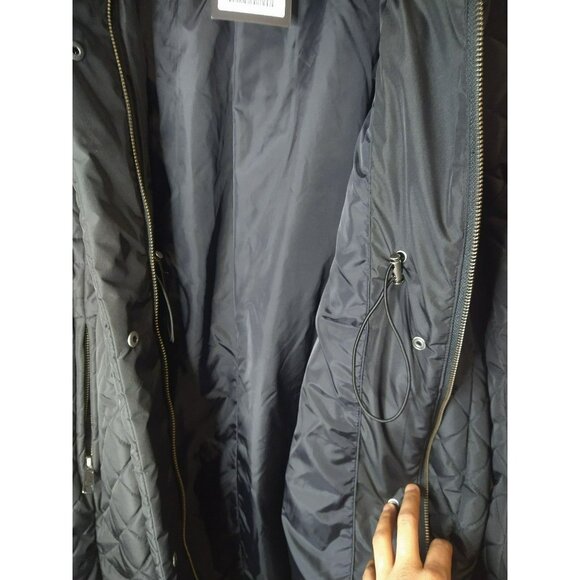 BGSD Mid Length Black Winter Ladies Jacket Size XL, adjustable waist - Picture 3 of 11